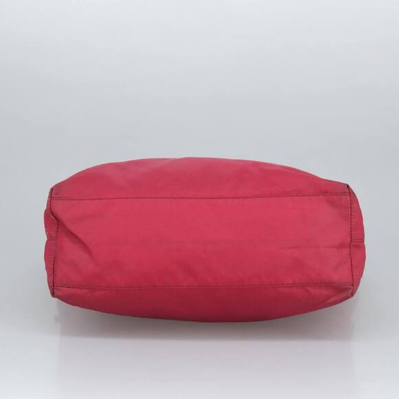 Prada Tote Bag Nylon Pink Gold Auth #155974P18B - Picture 5 of 15